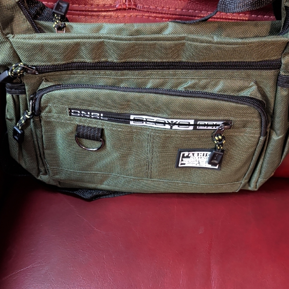 Men Shoulder Bag Casual Storage Bag Carrying Bag Lightweight with Zipper Work